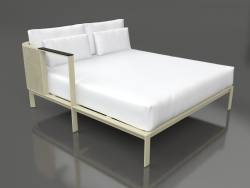 Sofa module XL, section 2 right (Gold)