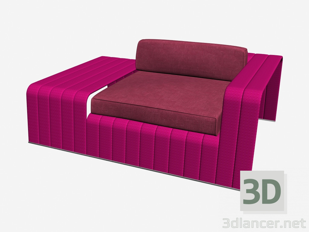 3D modeli Sandalye ile tablo çerçeve B18SCTD - önizleme
