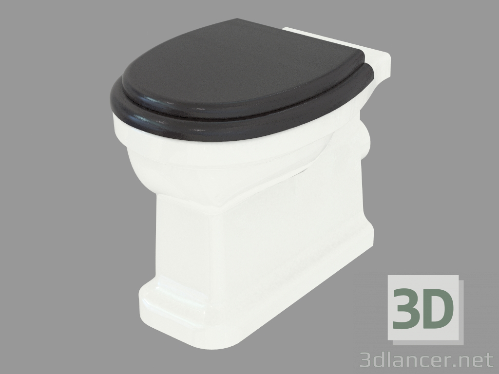 3 डी मॉडल आउटडोर शौचालय उदास - पूर्वावलोकन
