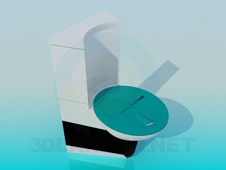 modèle 3D Toilette - preview