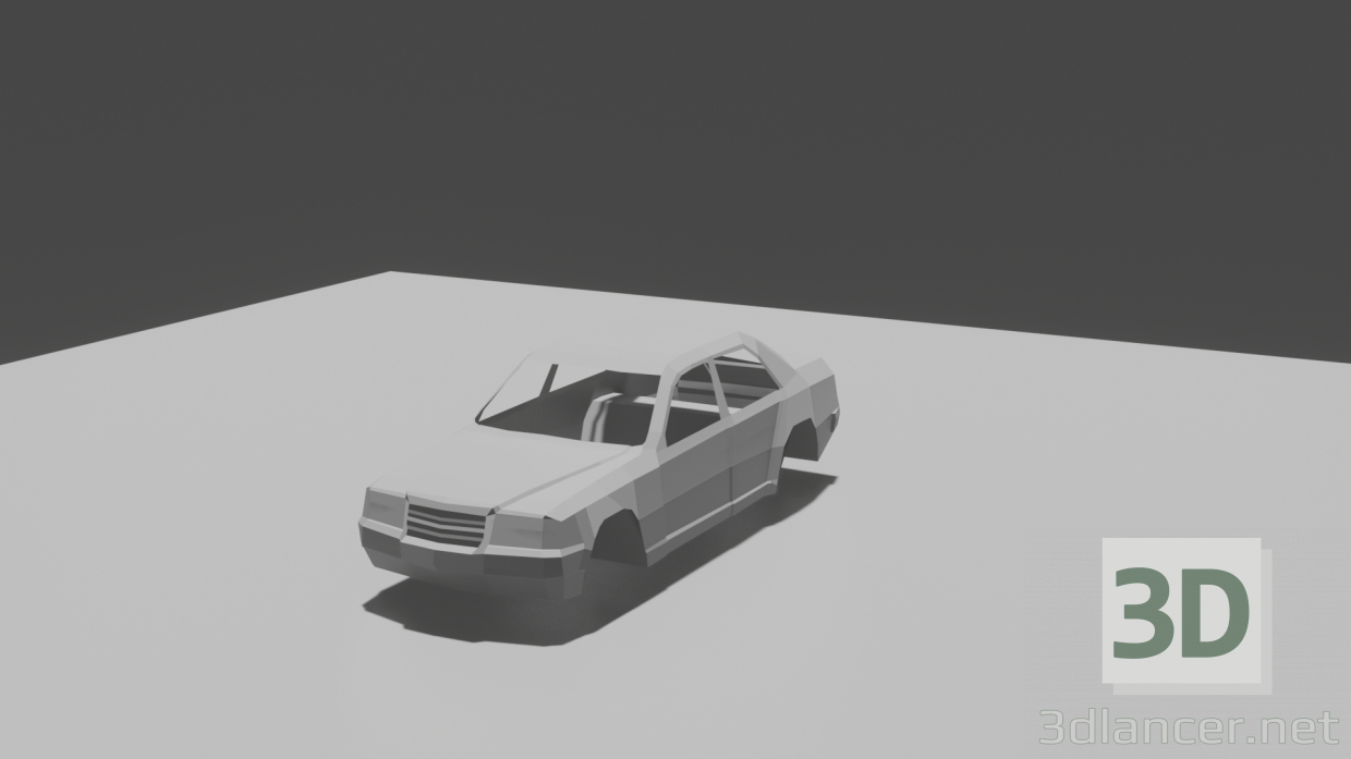 modello 3D di Mercedes-benz w 124 comprare - rendering