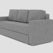 3d диван модель купить - ракурс