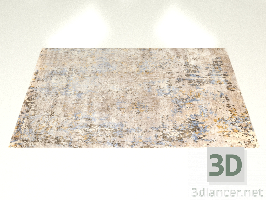 3D Modell Geknüpfter Teppich, Design Oslo - Vorschau