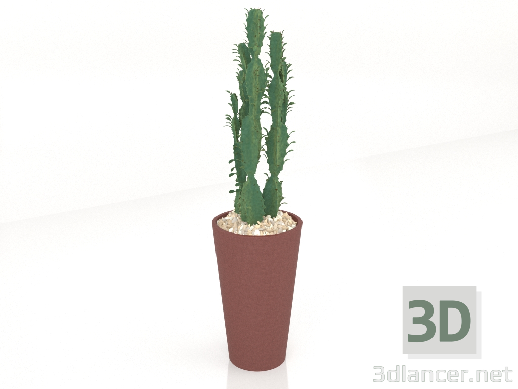 3D modeli Yuvarlak vazo (OD1063) - önizleme