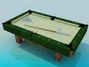 A small billiard table
