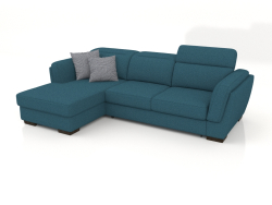 Kelly sofa with ottoman (Aura 18)