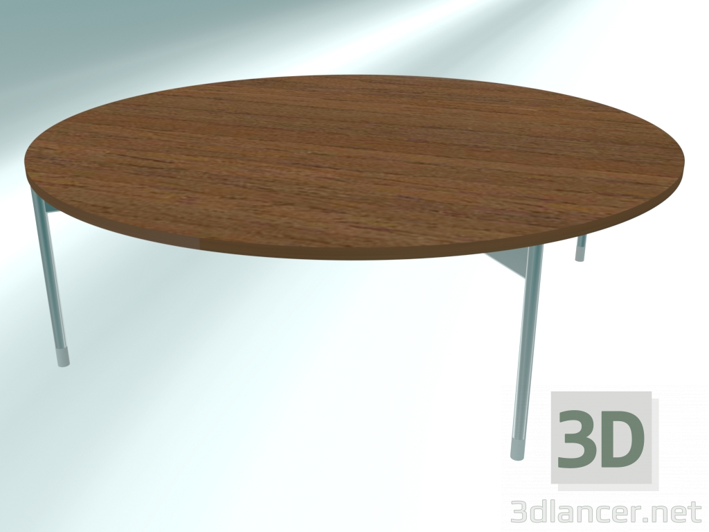 modello 3D Tavolino basso (CR40 HM12 cromato, Ø800 mm) - anteprima