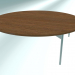 3d model Low coffee table (CR40 Chrome HM12, Ø800 mm) - preview
