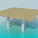 3d model Big table - preview