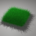 3d green grass model buy - render