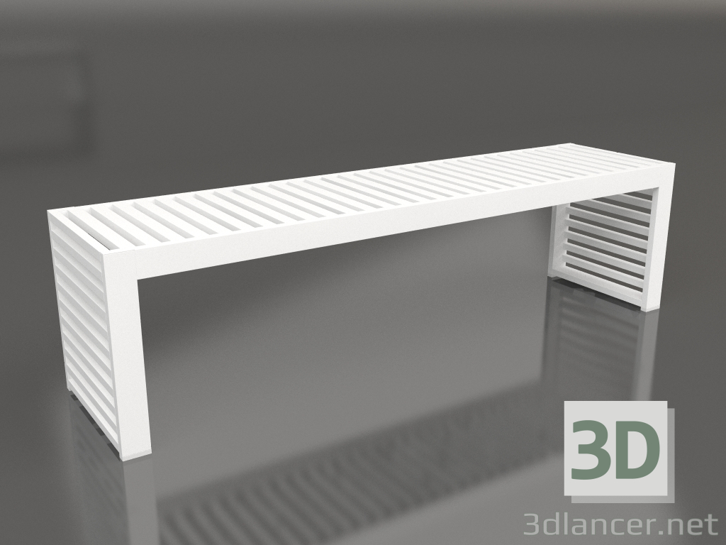 3d model Bench 161 (White) - preview