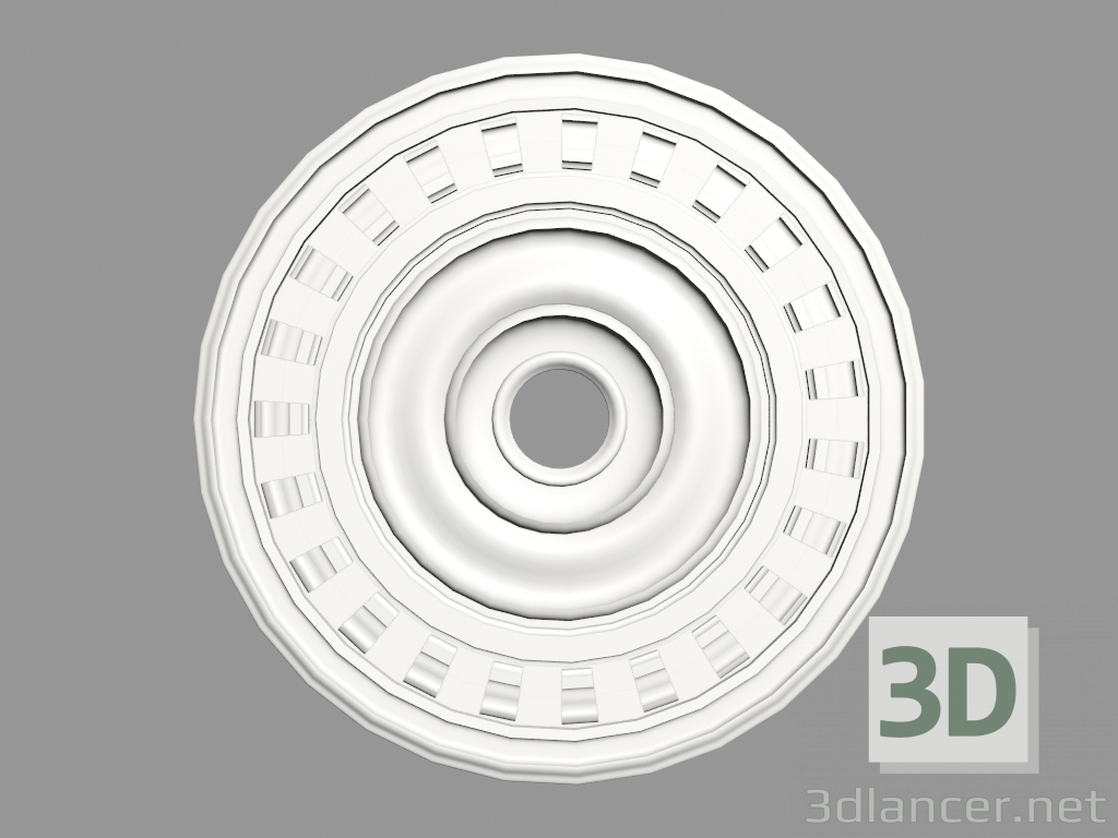 modello 3D Uscita a soffitto (P85) - anteprima