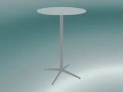 Table MISTER X (9506-71 (Ø70cm), H 108cm, blanche, blanche)