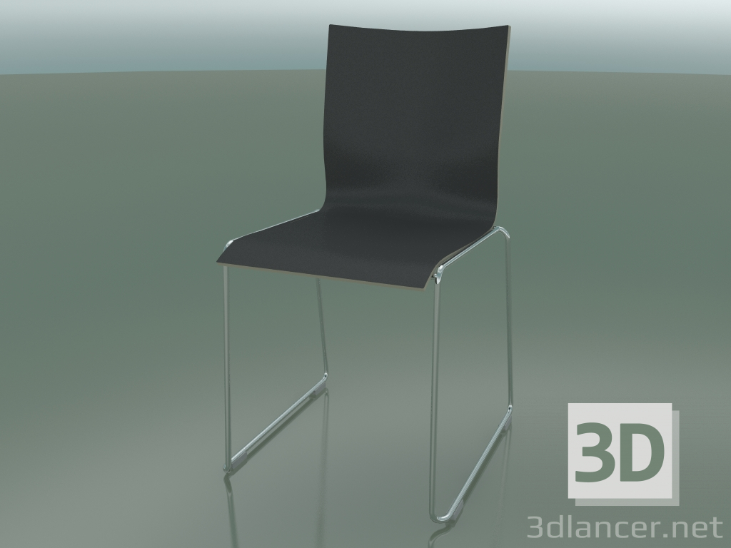3d model Upholstered chair (107) - preview