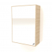 3d model Mirror with drawer ZL 09 (500x200x700, wood white) - preview