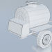 3D modeli eski kvas fıçı - önizleme