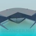 modello 3D Tavolo d'angolo - anteprima