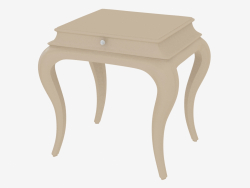 Bedside table on high legs