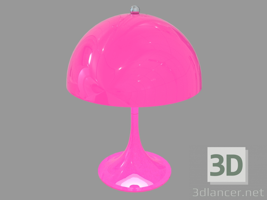 3d model Lámpara de mesa PANTHELLA MINI (rosa) - vista previa