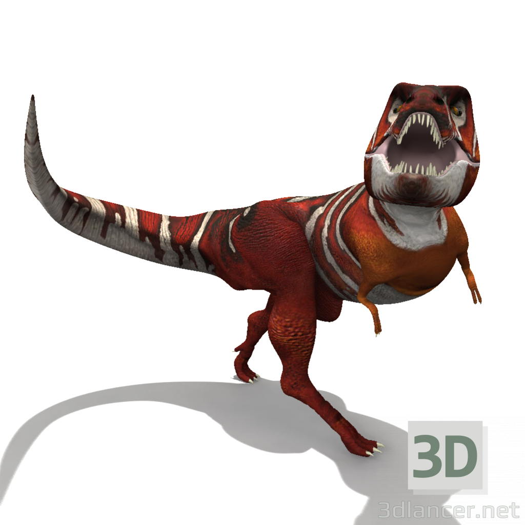 modello 3D Tyrannosaurus semplice - anteprima