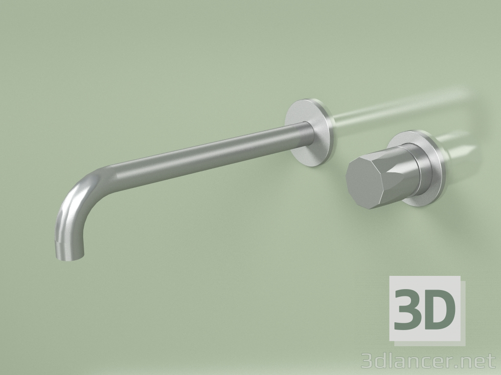 3d model Wall-mounted mixer with spout 250 mm (15 14 T, AS) - preview