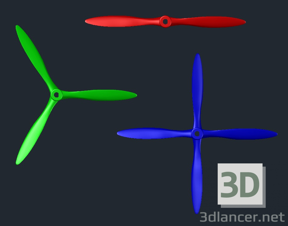 modello 3D di vite d'aria comprare - rendering