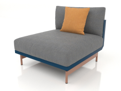 Sofa module, section 3 (Grey blue)