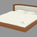 Modelo 3d cama de casal (art. JSB 1029) - preview