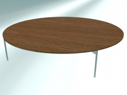 Low coffee table (CR41 Chrome HM12, Ø1200 mm)