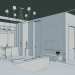 3D Misafir odası modeli satın - render