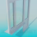 modello 3D Finestra e porta del balcone - anteprima