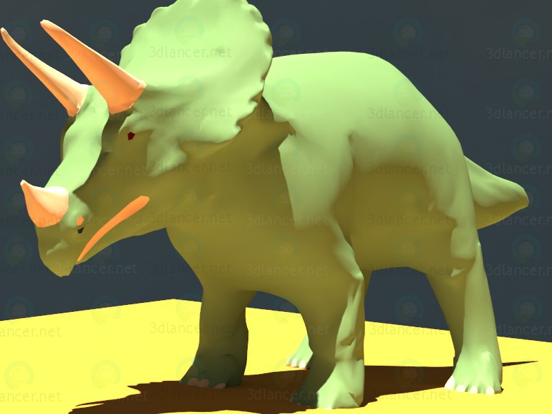 3d model Triceratops (TRICE) - vista previa