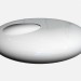 3d модель Декоративні чаші білий арт-деко миску Bisanzio білий crecle – превью