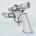 3d Пистолет с оптическим прицелом. Pistol with an optical sight. модель купить - ракурс