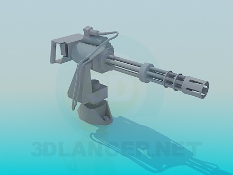 modèle 3D arme - preview