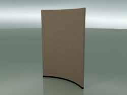 Curved panel 6413 (167.5 cm, 72 °, D 100 cm, solid)