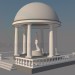 3D Modell Pavillon - Vorschau