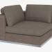 Modelo 3d Elemento de sofá de canto Miami - preview