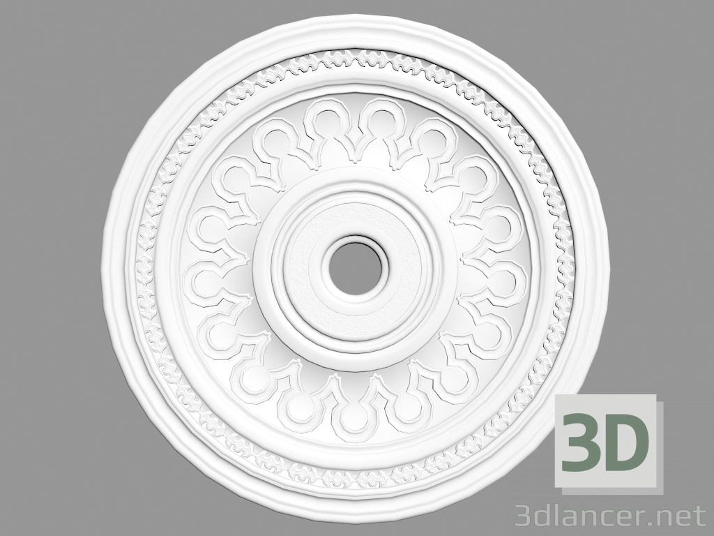 3D modeli Tavan çıkışı (P88) - önizleme