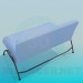 3d model Upholstered Bench 2-berth - preview