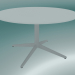 modèle 3D Table MISTER X (9507-51 (Ø80cm), H 50cm, blanche, blanche) - preview