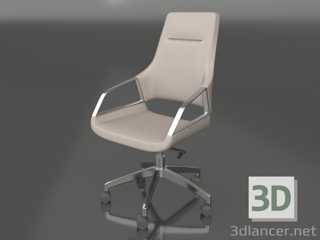 3d model Armchair Celsius (beige) - preview