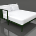 3d model Sofa module XL, section 2 right (Bottle green) - preview