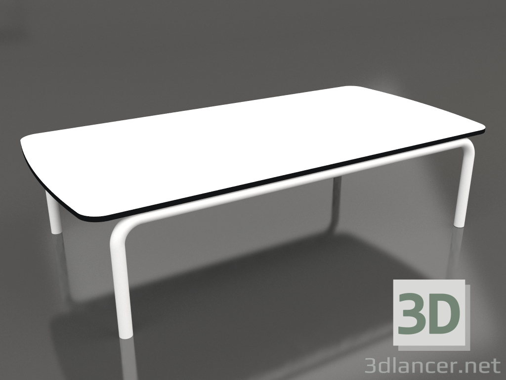 3d модель Стол журнальный 120х60 (White) – превью