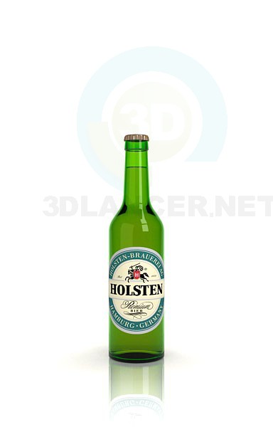modèle 3D bière - preview