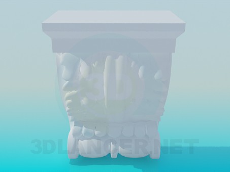 3d model Element of the cornice - preview