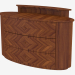 3d model Cupboard with three drawers (art. JSB 1203) - preview