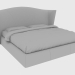 3d model Cama doble HERON BED DOUBLE (283x240xH132) - vista previa