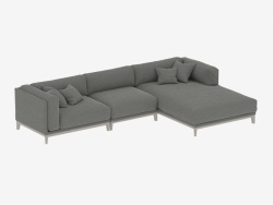 Модульный диван CASE 3420мм (арт 901-905-912)