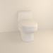 3D WC modeli satın - render